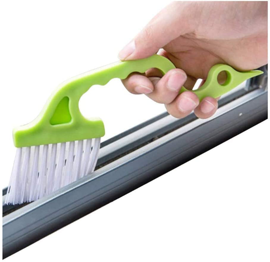 Protable Multipurpose Window Groove Cleaning Kitchen Track Easy Cleaning Brush 
