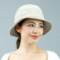 thumbnail image 4 of Bucket Sun Hat Cotton Long Brim and Deeper & Round Top Tennis Packable Summer Fashion Outdoor Hat, Black, 4 of 8