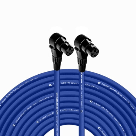 Coluber Cable - Right Angle XLR Female to Right Angle XLR Cable Female