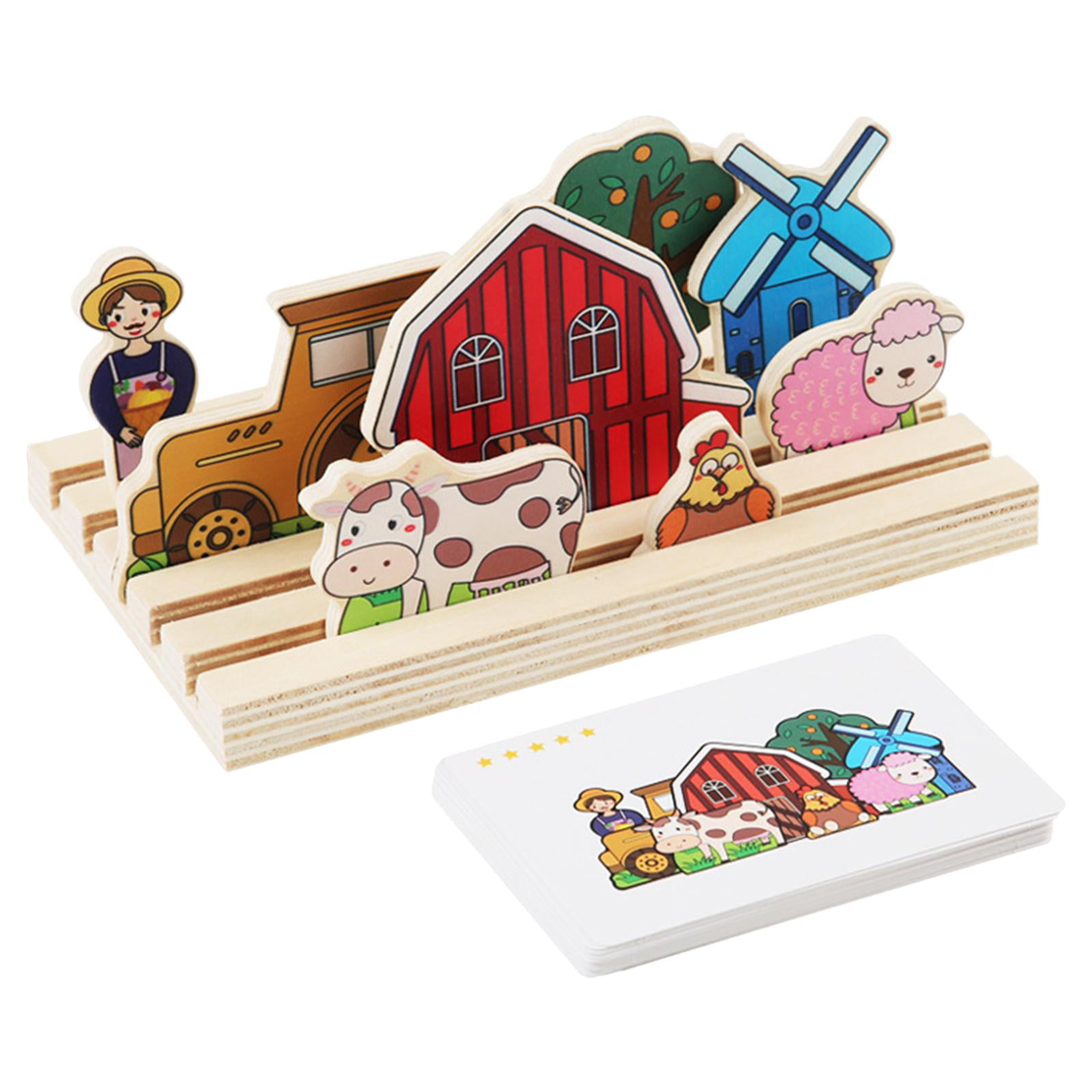 Farm Wooden Toddler Jigsaw Puzzle 