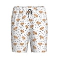 thumbnail image 4 of Wukai Labrador Retriever Dog Men’s Short Pajama Pants With Pockets Soft Sleep Pj Shorts for Men-X-Large, 4 of 6