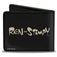 thumbnail image 2 of Nickelodeon Wallet, Bifold, The Ren and Stimpy Show Ren Winking Pose Close Up Black, Vegan Leather, 2 of 8