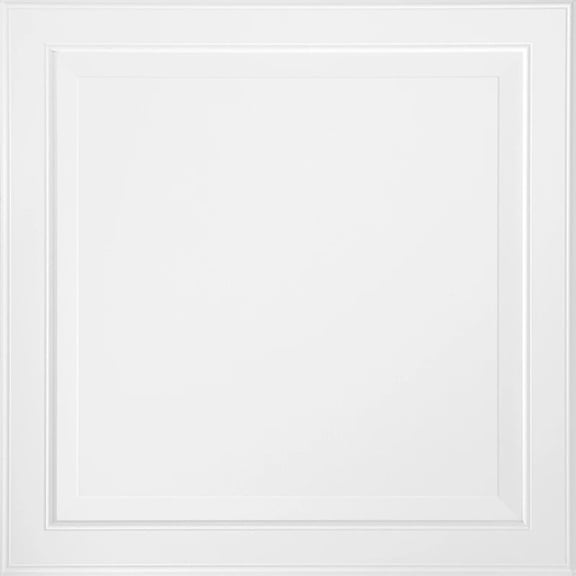 Armstrong 2x2 Ledges Acoustic Mineral Fiber Ceiling Tiles for Suspended Ceiling Grids, 6-Tiles per Pack, White