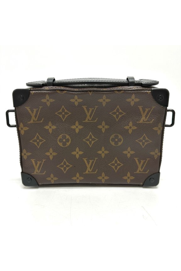 Pre-Owned LOUIS VUITTON M45935 Monogram Macassar Handle Soft Trunk Shoulder Bag Canvas Men's...