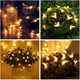 thumbnail image 5 of Cadena de luces LED solares, impermeables, para exteriores, para jardín, interior, patio, fiesta, árbol de Navidad, blanco cálido (7 m), 5 of 5