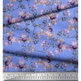 thumbnail image 3 of Soimoi Rayon Fabric Leaves & Peony Floral Decor Fabric Printed Yard 56 Inch Wide, 3 of 3