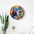 thumbnail image 4 of 16 Inch Wall Clock Battery Operated Silent Clock Decorative for Office, Kitchen, Outdoor, Living Room，Colorful Dog Animal Elaborate, 4 of 4