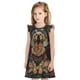 thumbnail image 1 of Balery Tree Meditating Golden Retriever Camisón de princesa para niñas, pijama de algodón con mangas abullonadas, suave y bonito.-X-Large, 1 of 6
