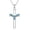 Holy Dove, variant on Turquoise Cross Necklace for Women 925 Sterling Silver Holy Dove Olive Branch Jesus Hug Infinite Heart Jewelry Birthday Mother's Day Gifts for Mom Wife