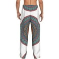 thumbnail image 3 of Picia Mandala Mens Soft Woven Cotton Elastic Waistband Sleep Pajama Pant Lounge Sleep Pant With Pockets And Drawstring-Small, 3 of 9