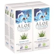 Aloe Cadabra Natural Personal Lube Vegan Edible Aloe Vera 2.5 oz 4 Pack