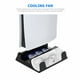 thumbnail image 4 of Base de refrigeración multifuncional para PS5 con doble base de carga para mandos de PlayStation 5, soporte para auriculares y almacenamiento de discos, 4 of 9