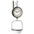 thumbnail image 3 of Woven Paths White Decorative Reproduction Scale Wall Clock, 3 of 8