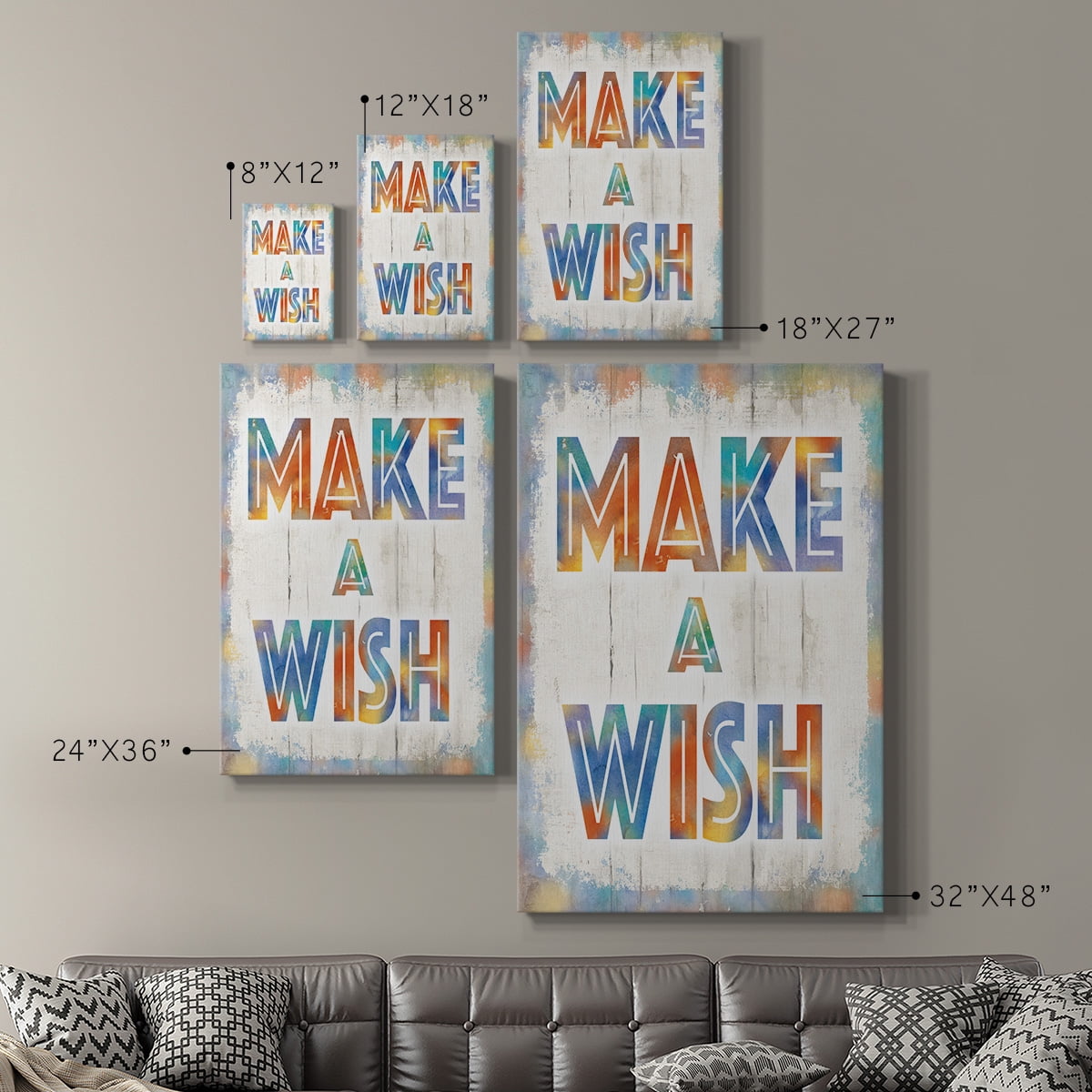 Make A Wish Premium Gallery Wrapped Canvas - Ready to Hang