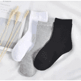 thumbnail image 3 of Calcetines de verano para hombre, negros, blancos y grises, hasta el tobillo, calcetines de pecho bajo para hombre, calcetines transpirables antiolor, calcetines desechables, 3 of 5