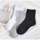 thumbnail image 3 of Calcetines de verano para hombre, negros, blancos y grises, hasta el tobillo, calcetines de pecho bajo para hombre, calcetines transpirables antiolor, calcetines desechables, 3 of 5