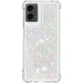 thumbnail image 3 of HCTian Case for Motorola Moto G 2024 5G, Lovely Elegant Bling Quicksand Sparkle Shiny Glitters Premium Fashion Shockproof Cover Case for Motorola Moto G 2024 5G, 3 of 7