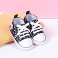 thumbnail image 3 of Tutoo Unisex Bebé Niños Niñas Estrella Zapatilla De Deporte Suela Antideslizante Suave Recién Nacido Primeros Caminantes Zapatos De Algodón, 3 of 5