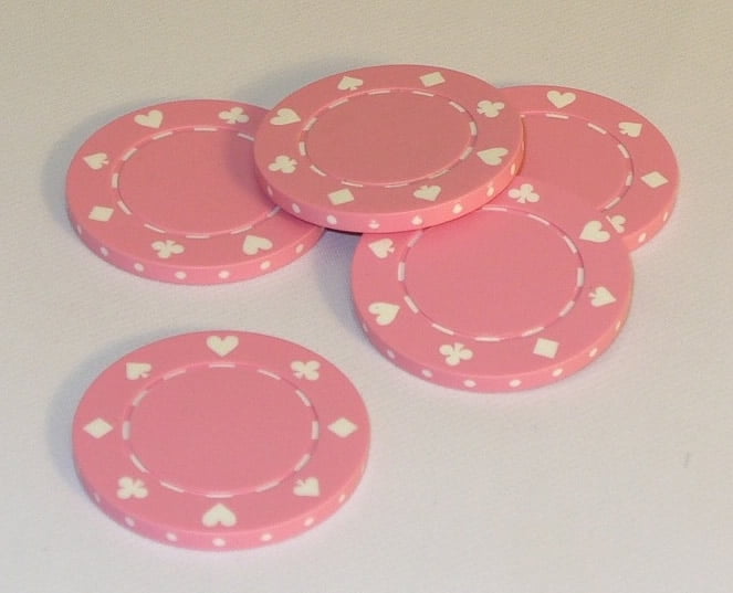11.5 gram Pink Poker Chips