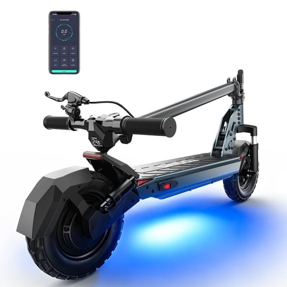 1000W Electric Scooter for Adults, Up to 25 MPH, Long Range E-Scooter, 10" Pneumatic Tires, Folding Commuter Motorized Scooter with Turn Signals, Black