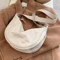 thumbnail image 5 of EDFRWWS Simple Crossbody Bags Fashion Women Dumpling Bags Portable for Work (Beige), 5 of 8