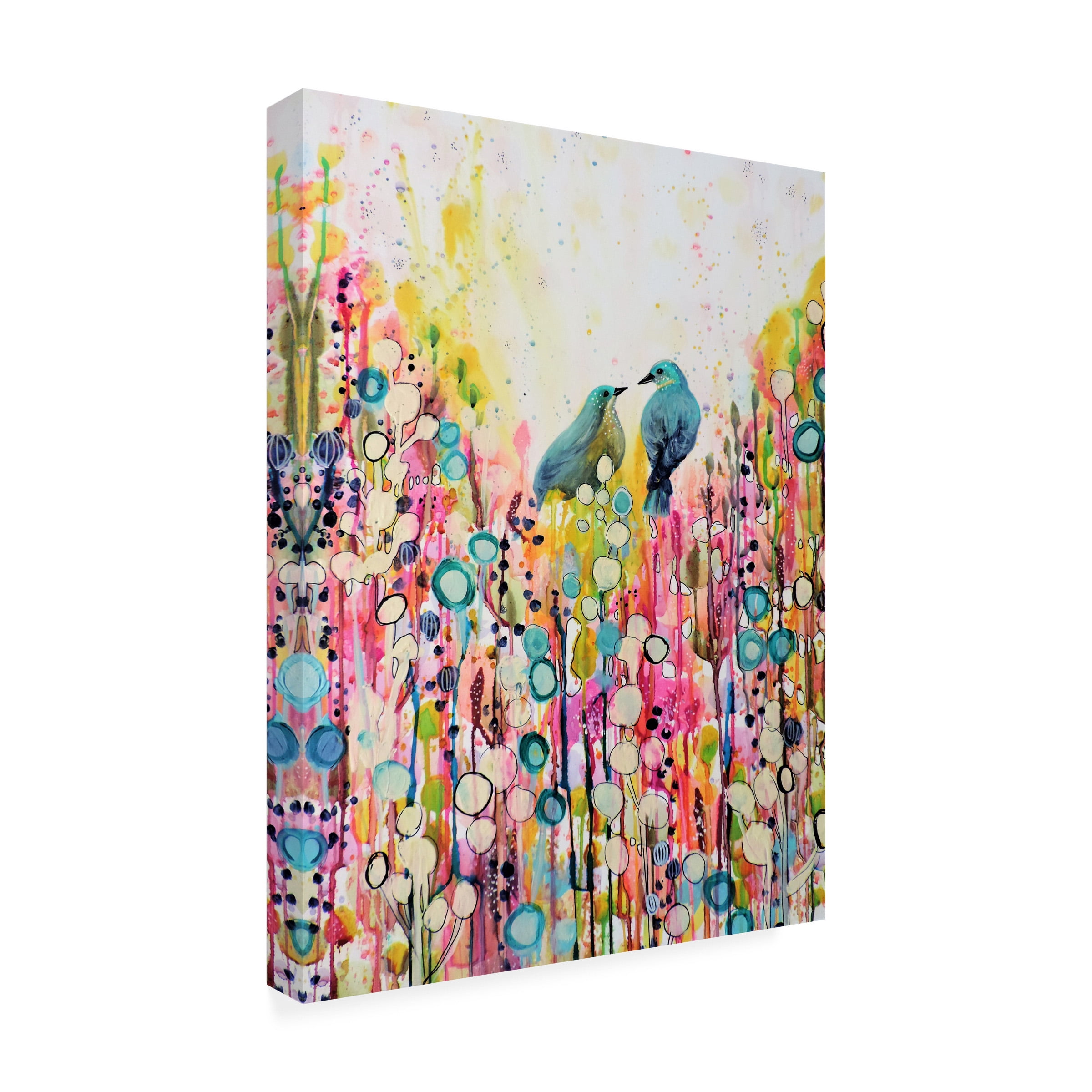 Sylvie Demers 'Dans Ce Seul Regard' Canvas Art