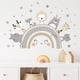thumbnail image 2 of Un conjunto de pegatinas de pared de arcoíris, animales, estrellas, pegatinas de pared, Colorf, 2 of 5