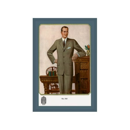 Conservative Sack - Three-Button Conservative Sack Print (Unframed Paper Print 20x30)
