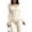 Apricot Color, variant on Women'S Workout Seamless Jumpsuit Yoga Ribbed One-Piece Long Sleeve Leggings Romper Brown M