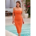 thumbnail image 4 of Vestido PRETTYGARDEN 2025 Verano Hombros Descubiertos con Fruncido L, 4 of 8