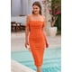 thumbnail image 4 of Vestido PRETTYGARDEN 2025 Ajustado con Hombros Descubiertos y Fruncido M, 4 of 8