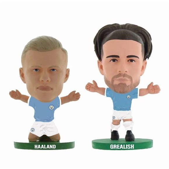 Manchester City - Erling Haaland et Jack Grealish SoccerStarz Ensemble de 2