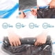 thumbnail image 2 of Bolsa enrollable de mano, bolsa de vacío para guardar ropa, bolsa de almacenamiento de ropa, bolsa de almacenamiento de viaje, bolsa de compresión al vacío sin bombeo, 2 of 4