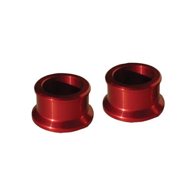 Ride Engineering Locking Rear Wheel Spacers Red for Suzuki RMZ450 2007-2018