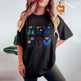 thumbnail image 4 of Summer Tops For Women 2026 Plus Size Womens Summer Tops Elbow Length Sleeves Womens Blouses For Work Professional Xxl Cute T Shirts For Women Graphic, 4 of 6