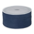 thumbnail image 1 of Unique Bargains Nylon Beading Thread Cord 3mm Extra Strong Braided Nylon String for Necklace Crafting 10M/33 Feet, Dark Blue, 1 of 5