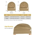 thumbnail image 4 of YANIBEST Womens Saitn Lined Khaki Knit Beanie Hat Acrylic Winter Hats for Women Men, 4 of 6