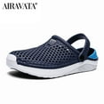 thumbnail image 1 of Sandalias de playa de moda unisex, zapatilla de suela gruesa, sandalias antideslizantes impermeables, chanclas para mujeres y hombres, 1 of 5