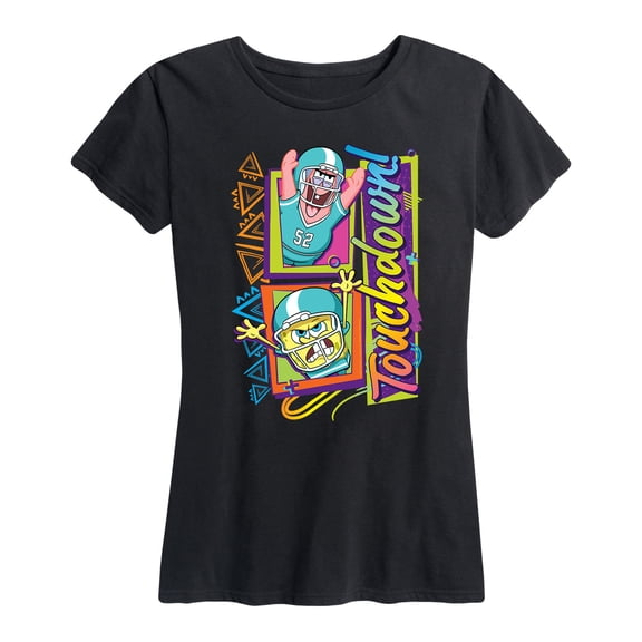 SpongeBob SquarePants - Touchdown - Women's Short Sleeve Graphic T-Shirt