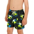 thumbnail image 2 of Afuyipoi ​Toddler Boys Summer Swim Shorts（6-15 Years）, Lightweight Quick Dry Beach Trunks with Drawstring Multicolor Size 14, 2 of 8