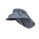 thumbnail image 5 of Ventilador de moda de sombrero de visor de ventilador para pescar Camping Beach al aire libre deportes al aire libre Gris oscuro, 5 of 8