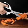 thumbnail image 1 of Yttmshdga Cutter New Kitchen Scissors Stainless All Purpose Kitchen Shears Heavy Duty Scissors For Food Scissors With Comfort Grip Dishwasher Cooking Kitchen Scissors For Chicken Meat, 1 of 8
