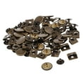 thumbnail image 1 of 20 juegos de ganchos para pantalones de 15 mm con cierre de barra y gancho para faldas y pantalones (DIY). Bronce, 1 of 9