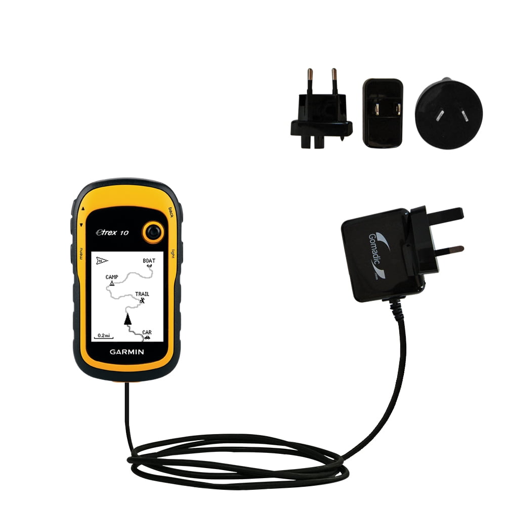 International AC Home Wall Charger suitable for the Garmin etrex 10 20 30 - Charge supports wall outlets and voltages worldwide - Uses Gomadic Bra Walmart.com