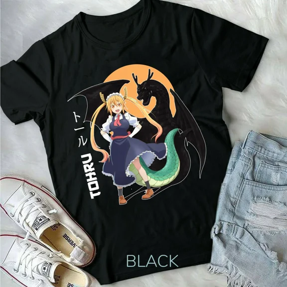 RARE Dragon Maid Tohru Kobayashi-san Chi no Maid Dragon new top Unisex T-Shirt