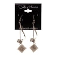 thumbnail image 2 of Silver-Tone Metal Dangle-Earrings #LQE2571, 2 of 2