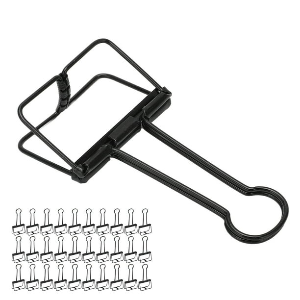 Paper Clamps, Wire Binder Clips Hollow Out Strong Clamping Sturdy Metal 30Pcs For Tickets ANGGREK Otros