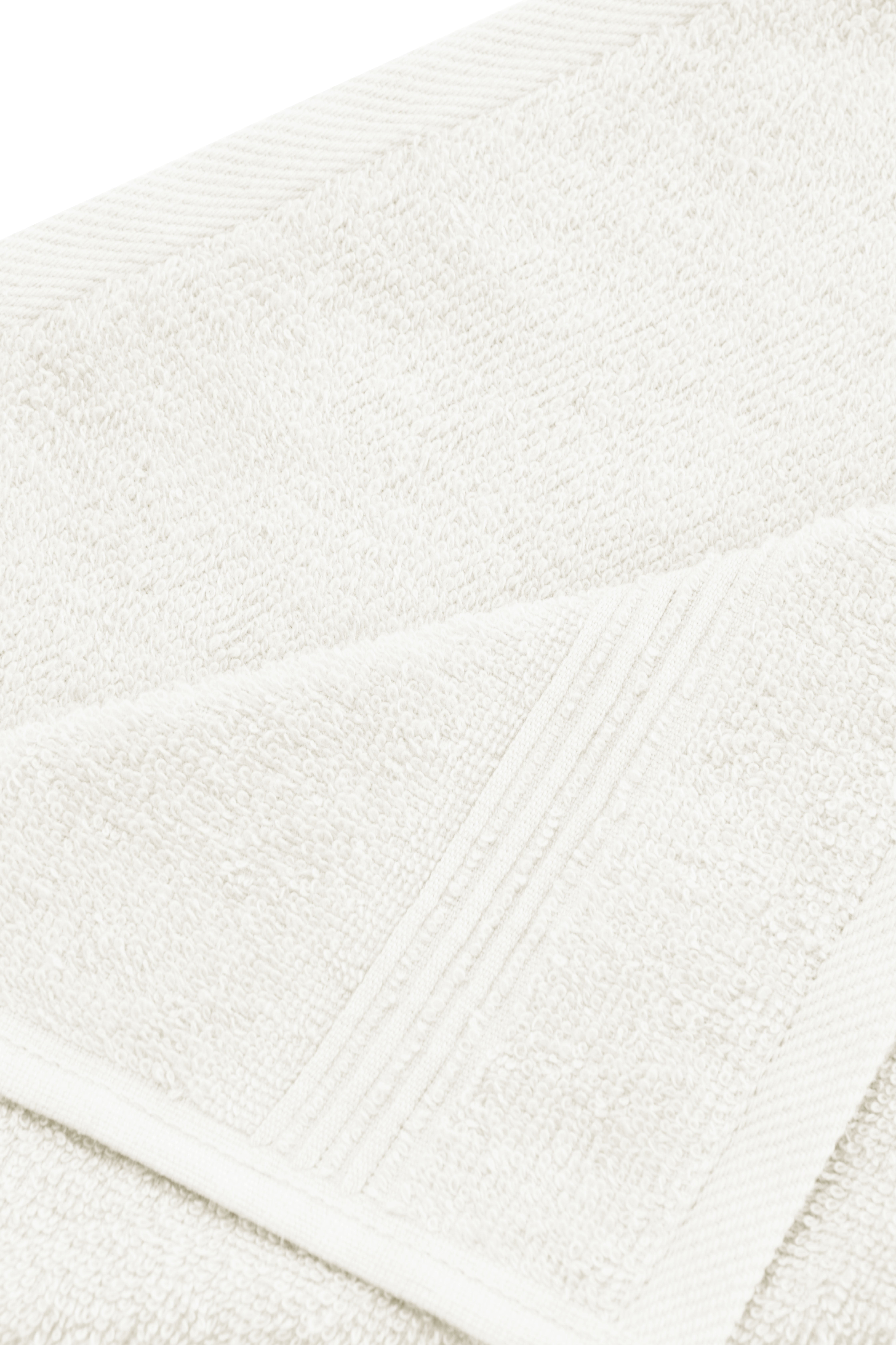 Ozdilek 6-Piece Washcloth Set, 13x13" 100% Turkish Cotton, Lightweight & Quick-Dry, Breathable Face Towels, Soft & Durable Wash Cloths for Daily Use, Gym, Travel, Ivory