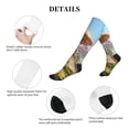 thumbnail image 5 of Sikiie Cute Mushroom Town 1 Pairs Compression Socks for Men and Women 15-20 mmHg Running Support Socks, 5 of 7
