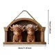 thumbnail image 3 of Elegante llavero de pared con ganchos, organizador decorativo para llaves para la entrada de casa, diseño moderno, 3 of 6